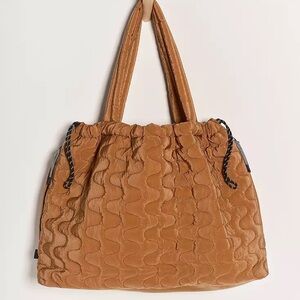 FREE PEOPLE FP Movement Women's Cloud 9 Tote SADDLE